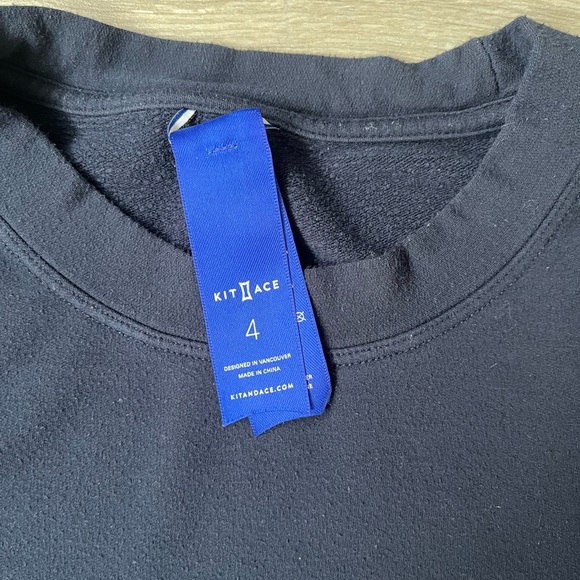 Kit & Ace - Navy Crewneck Sweater - Size 4 - Picture 2 of 3